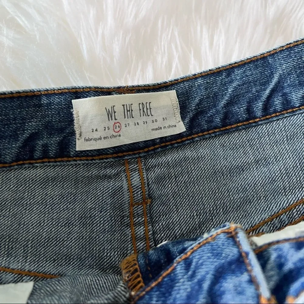We The Free button fly shorts